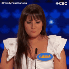 No Answer Elianna GIF - No Answer Elianna Family Feud Canada GIFs