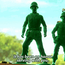 Toy Story Sarge GIF - Toy Story Sarge It Has Been An Honor Serving With You GIFs