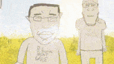 a cartoon of a man holding a heart with a shirt that says you matter on it
