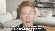I Have To Come Up With A Great Idea First Tyler Oakley GIF - I Have To Come Up With A Great Idea First Tyler Oakley Let Me Think About It GIFs