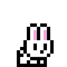 pixel rabbit rabbit pixel art pixel animation conejo