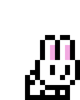 Pixel Rabbit Rabbit Sticker - Pixel Rabbit Rabbit Pixel Art Stickers