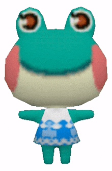 animal crossing frog lily