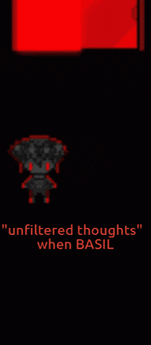 Unfiltered Thoughts Basil GIF - Unfiltered Thoughts Basil Omori GIFs