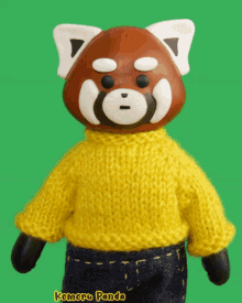 Komoru Panda Red Panda GIF - Komoru Panda Red Panda Yes GIFs