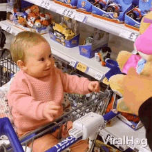 Excited Baby Viralhog GIF - Excited Baby Viralhog I Want That Toy GIFs