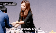 Did You Study Or Not?.Gif GIF - Did You Study Or Not? Eunji Apink GIFs