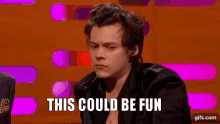 Harry Styles This Could Be Fun GIF - Harry Styles This Could Be Fun Yes GIFs