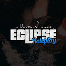 the logo for eclipse roleplay shows a city skyline