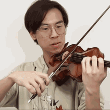 Playing Violin Eddy Chen GIF