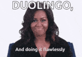 Michelle Obama Hey Queen GIF - Michelle Obama Hey Queen And Doing It Flawlessly GIFs