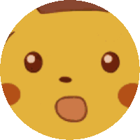 Pikachu Shocked Face Stunned Sticker - Pikachu Shocked Face Stunned Pokemon Stickers