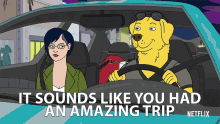 it sounds like you had an amazing trip thats awesome sounds great mr peanutbutter diane