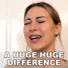 A Huge Huge Difference Tracy Kiss GIF - A Huge Huge Difference Tracy Kiss A Vast Difference GIFs