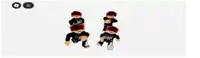 a boy with red hair is wearing a black shirt that says akage