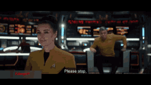 Please Stop Star Trek GIF - Please Stop Star Trek Strange New Worlds GIFs