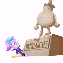 lifting the statue tiny toons looniversity angry mad furious