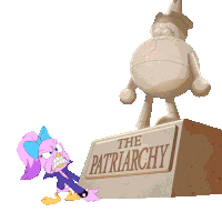 Lifting The Statue Tiny Toons Looniversity Sticker - Lifting The Statue Tiny Toons Looniversity Angry Stickers