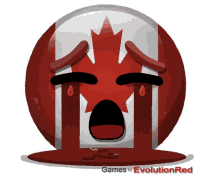 Canada Emoji Evolution Red GIF