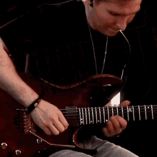 Rocking Out Cole Rolland GIF - Rocking Out Cole Rolland Playing Guitar GIFs