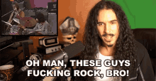 Oh Man These Guys Fucking Rock Bro Anthony Vincent GIF - Oh Man These Guys Fucking Rock Bro Anthony Vincent Ten Second Songs GIFs