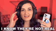 I Know Theyre Not Real Lauren Weber GIF - I Know Theyre Not Real Lauren Weber Laurenz Side GIFs