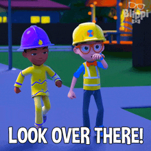 Look Over There Blippi GIF - Look Over There Blippi Meekah GIFs