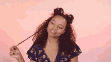 Space Buns Hairstyle GIF