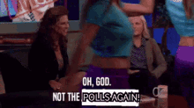 Not The Polls Again Leslie Knope Polls GIF - Not The Polls Again Leslie Knope Polls Gotcha Dancers GIFs