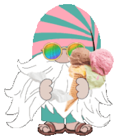 Summer Time Gnome Sticker - Summer Time Gnome Summer Stickers