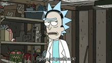 I Got A Lot Pushback Rick GIF - I Got A Lot Pushback Rick Rick And Morty GIFs