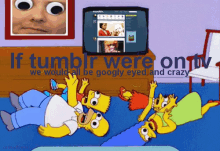 Good Times... GIF - The Simpsons Tumblr Floor Roll GIFs
