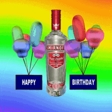 Happy Birthday Birthday Drink GIF - Happy Birthday Birthday Drink Birthday Vodka GIFs