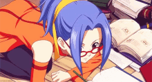 Levy Mcgarden Fairy Tail GIF - Levy Mcgarden Fairy Tail Studying GIFs