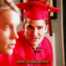 Glee Blaine Anderson GIF - Glee Blaine Anderson Due Inappropriate GIFs