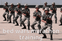 bedwars hypixel marathon training soldier
