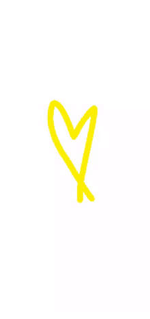 yellow heart uwu