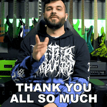 Thank You All So Much Andrew Baena GIF - Thank You All So Much Andrew Baena Thank You Guys GIFs