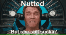 Nutted Arnold GIF - Nutted Arnold But She Still Suckin GIFs