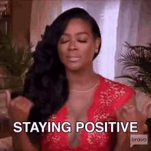 Stay Positive Real Housewives Of Atlanta GIF - Stay Positive Real Housewives Of Atlanta Rhoa GIFs