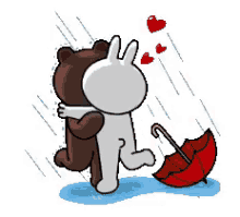 Conyandbrown Kiss In The Rain GIF - Conyandbrown Kiss In The Rain Love GIFs