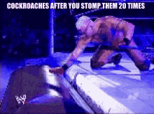 Undertaker Cockroaches After You Stop20times GIF