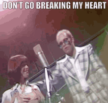 Dont Go Breaking My Heart Elton John GIF - Dont Go Breaking My Heart Elton John Kiki Dee GIFs