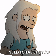 i need to talk to you bean disenchantment we need to talk we have to talk