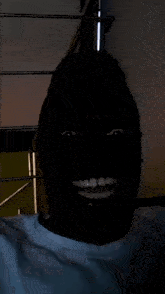 creepy smile black guy