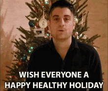 Wish Everyone A Happy Healthy Holiday Happy Holidays GIF - Wish Everyone A Happy Healthy Holiday Happy Holidays Merry Christmas GIFs