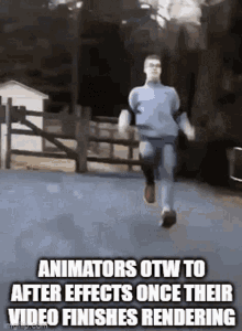 Animator On Their Way To After Effects GIF - Animator On Their Way To After Effects GIFs
