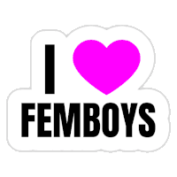 I Love You Femboy Sticker - I Love You Love Femboy Stickers
