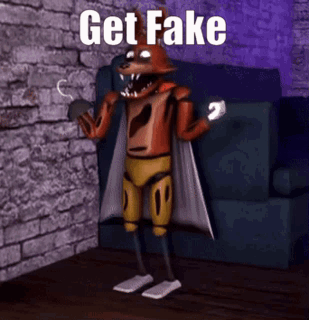 Get Fake Foxy Family GIF - Get Fake Foxy Family Fnaf - Discover & Share GIFs