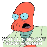 Youll Find Out Soon Enough Dr John Zoidberg Sticker - Youll Find Out Soon Enough Dr John Zoidberg Futurama Stickers
